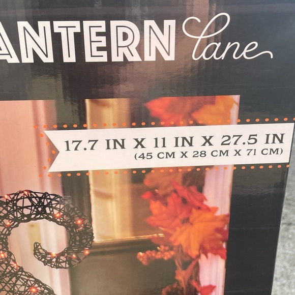 Jack O’Lantern Lane LED Halloween Lighted Witch Hat Indoor Outdoor Figurine NWT - Picture 8 of 11